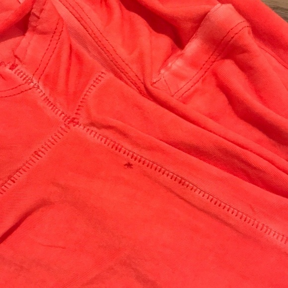 Free people NWOT orange SO SOFT tunic top Sz XS - Picture 4 of 4